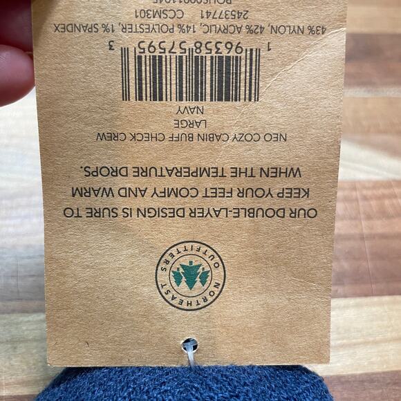 Cozy cabin men’s crew socks set of 3 size large (8-12.5) - Picture 6 of 9